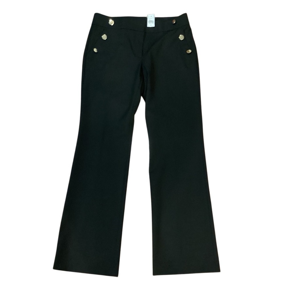 NWT Loft Black Marisa Trouser Sailor Pants size 6 - Picture 2 of 13